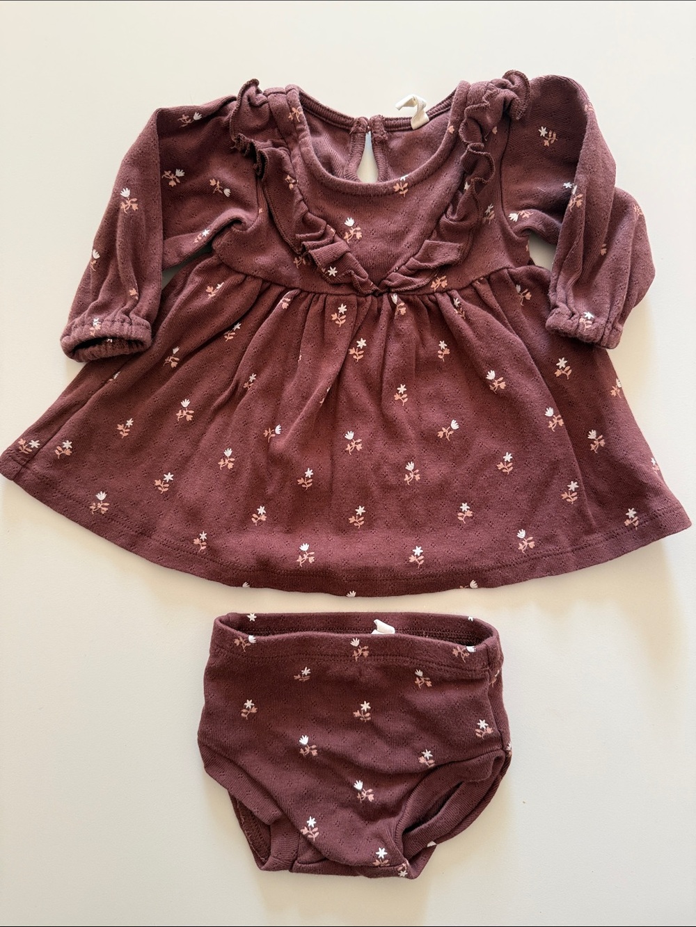 Quincy Mae Long-Sleeve Dress & Bloomers